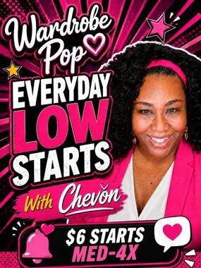 📢EVERY DAY LOW STARTS WITH WARDROBE POP!